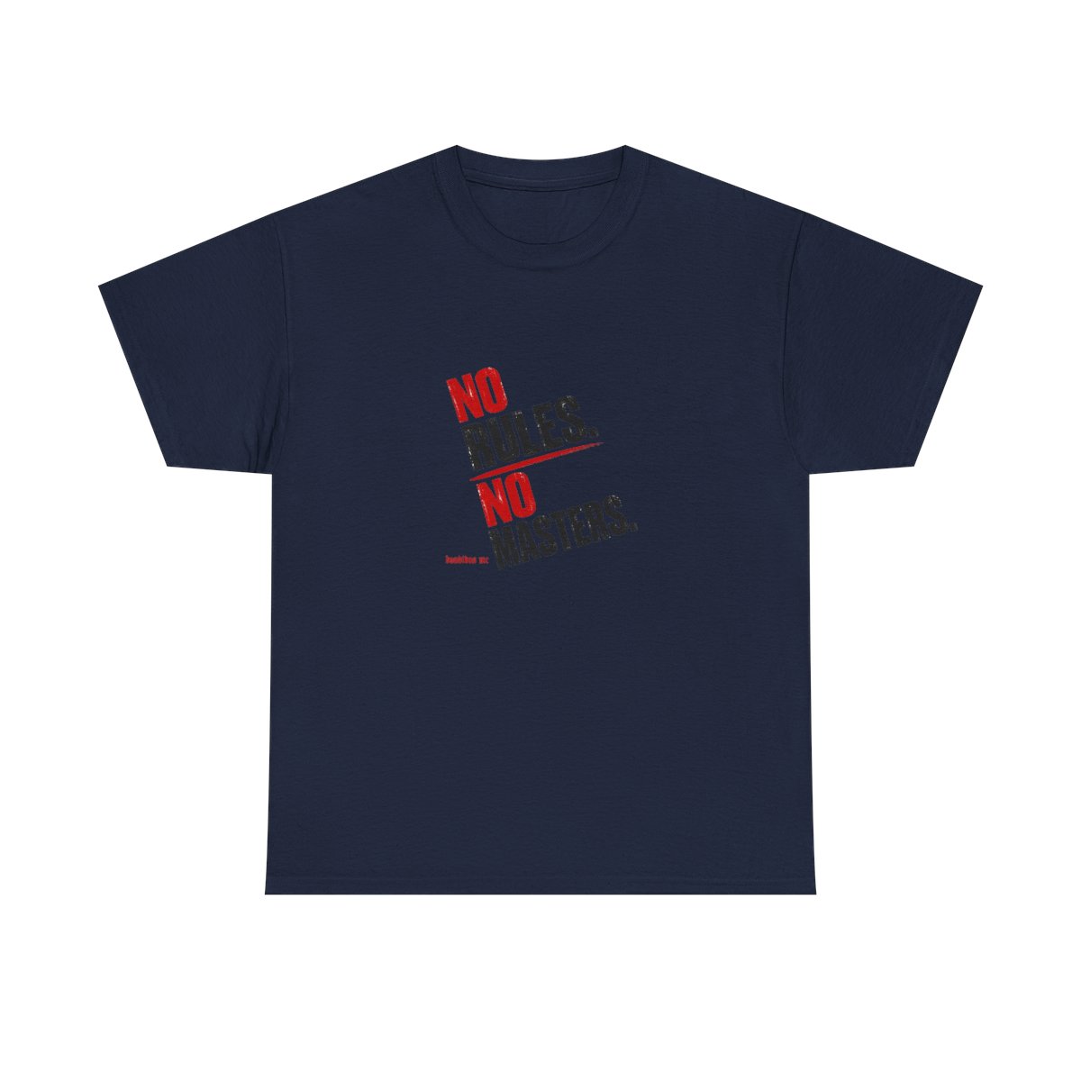 Bandidos MC "No Rules. No Masters." Unisex Tee - alternate angle 2, merchandise