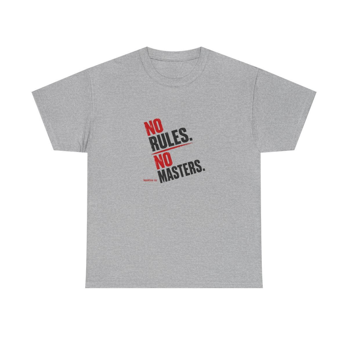 Bandidos MC "No Rules. No Masters." Unisex Tee — official Bandidos T-Shirts