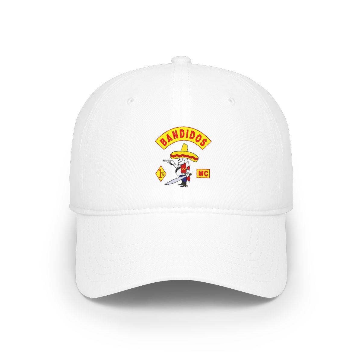 Bandidos Sombrero Skull Cap | Low Profile Baseball Cap | Bandidos MC