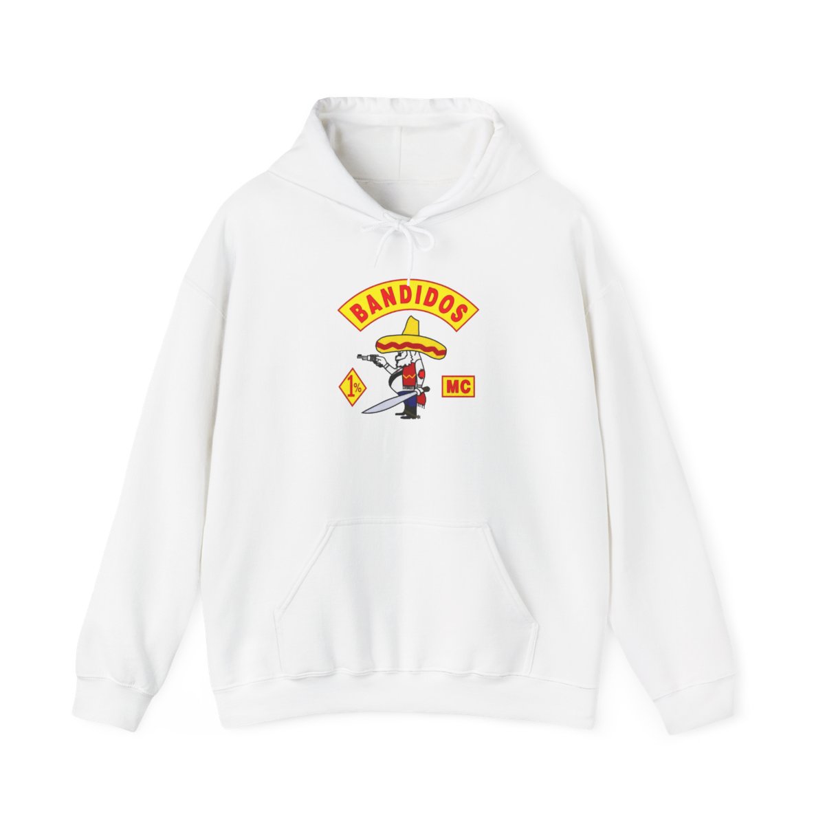 Bandidos Sombrero Skull motorcycle logo Hoodie | Bandidos MC emblem | Bandidos MC